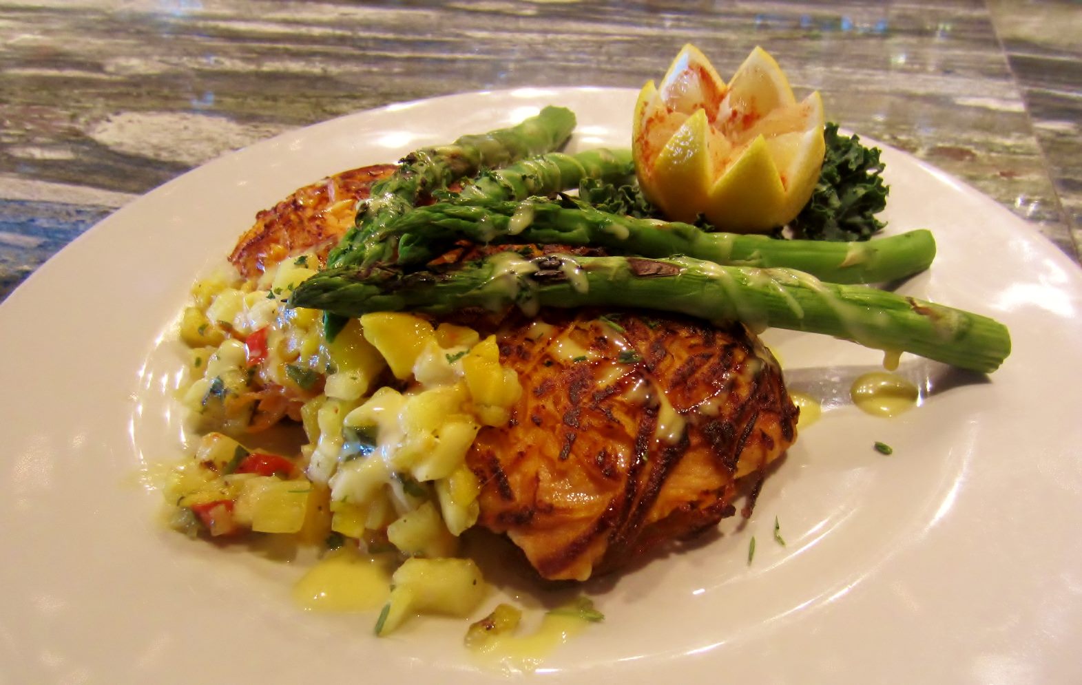Order Sweet Potato Crusted Salmon food online from Chessie Restaurant store, Barrington on bringmethat.com