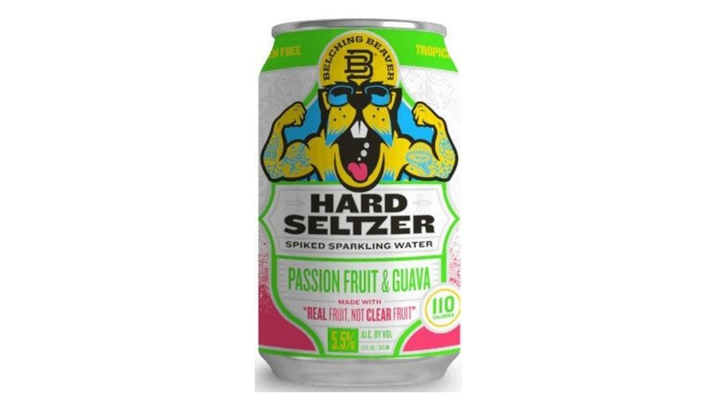 Order Belching Beaver Passionfruit & Guava Hard Seltzer 6x 12oz Cans food online from Dimension Liquor store, Lake Forest on bringmethat.com