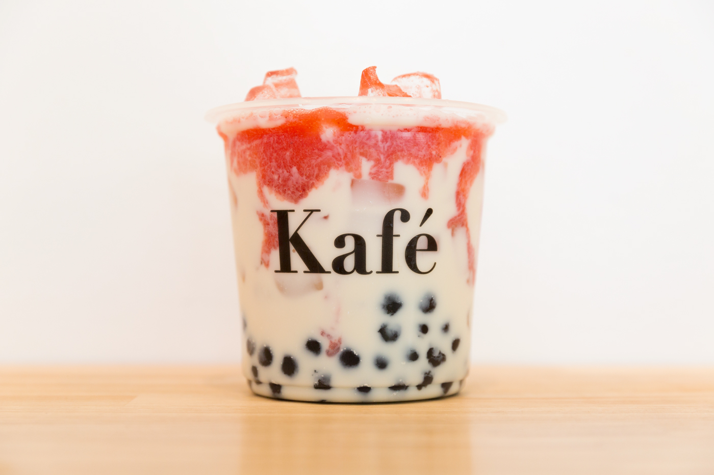 Order Strawberry Milk Boba food online from Kafe store, Forest Grove on bringmethat.com