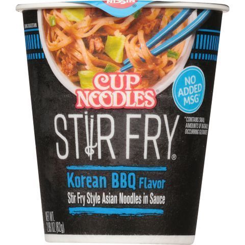 Order Cup of Noodles Stir Fry Korean BBQ 3oz food online from 7-Eleven store, Bryan on bringmethat.com