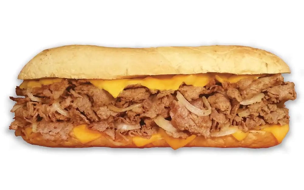 Order Philly Double Trouble Cheesesteak - Regular food online from Jerry's Subs & Pizza store, Dunkirk on bringmethat.com