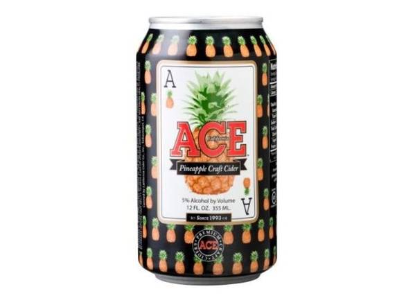 Order Ace Pineapple Cider - 6x 12oz Cans food online from Goody Goody Liquor store, Houston on bringmethat.com