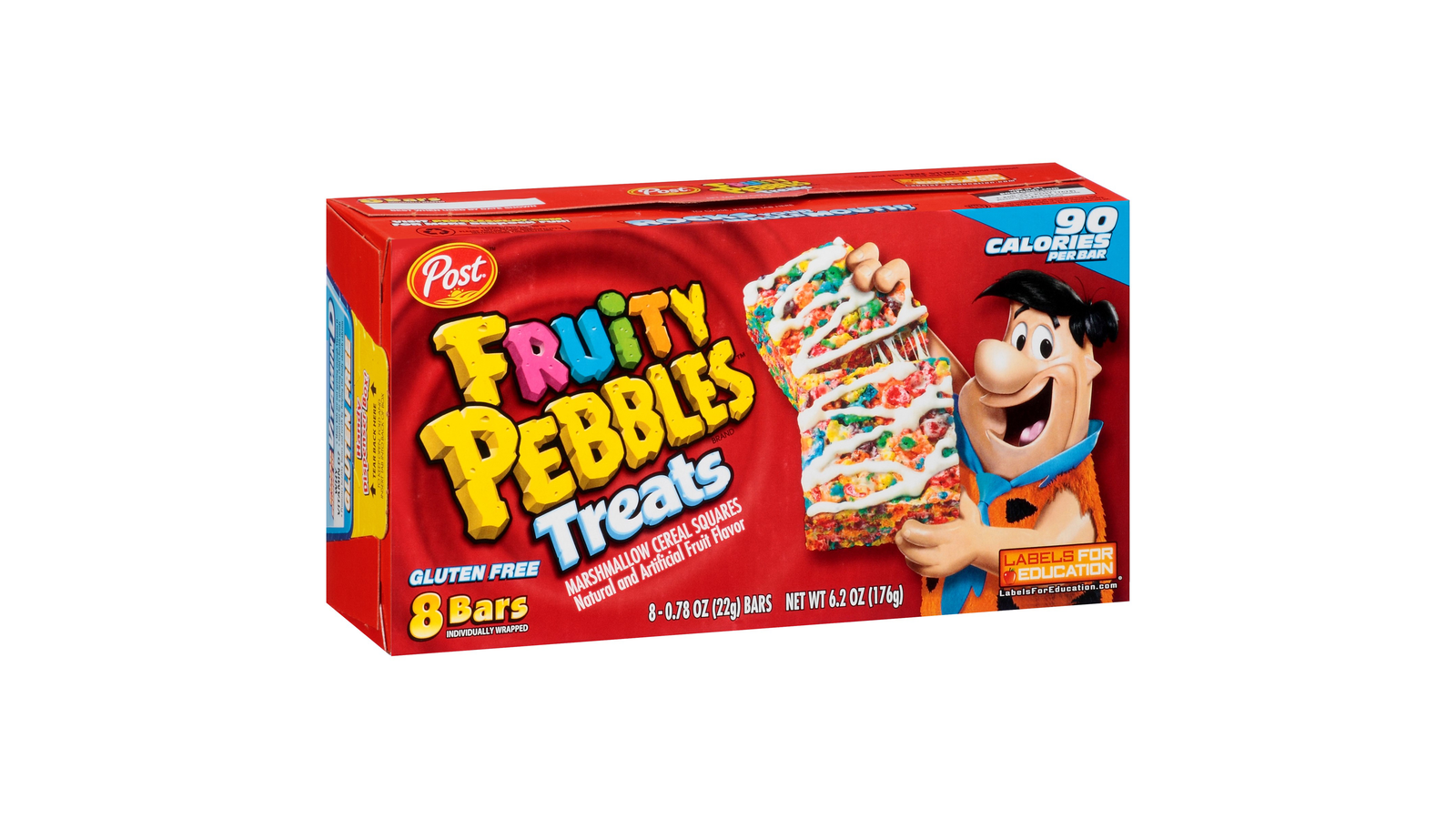 Order Post Fruity Pebbles Treats, Gluten Free, 8 Bars food online from Lula Convenience Store store, Evesham on bringmethat.com