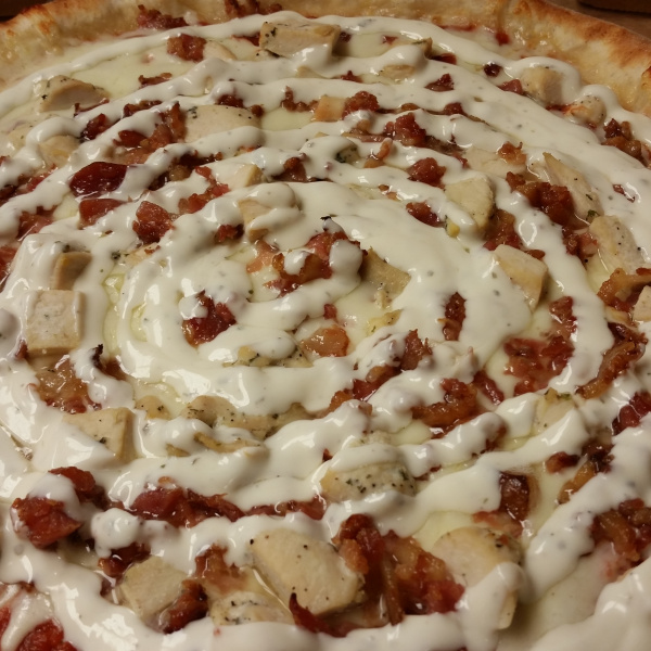 Order Chicken Bacon Ranch Pizza food online from Brothers Pizza store, Tyngsboro on bringmethat.com