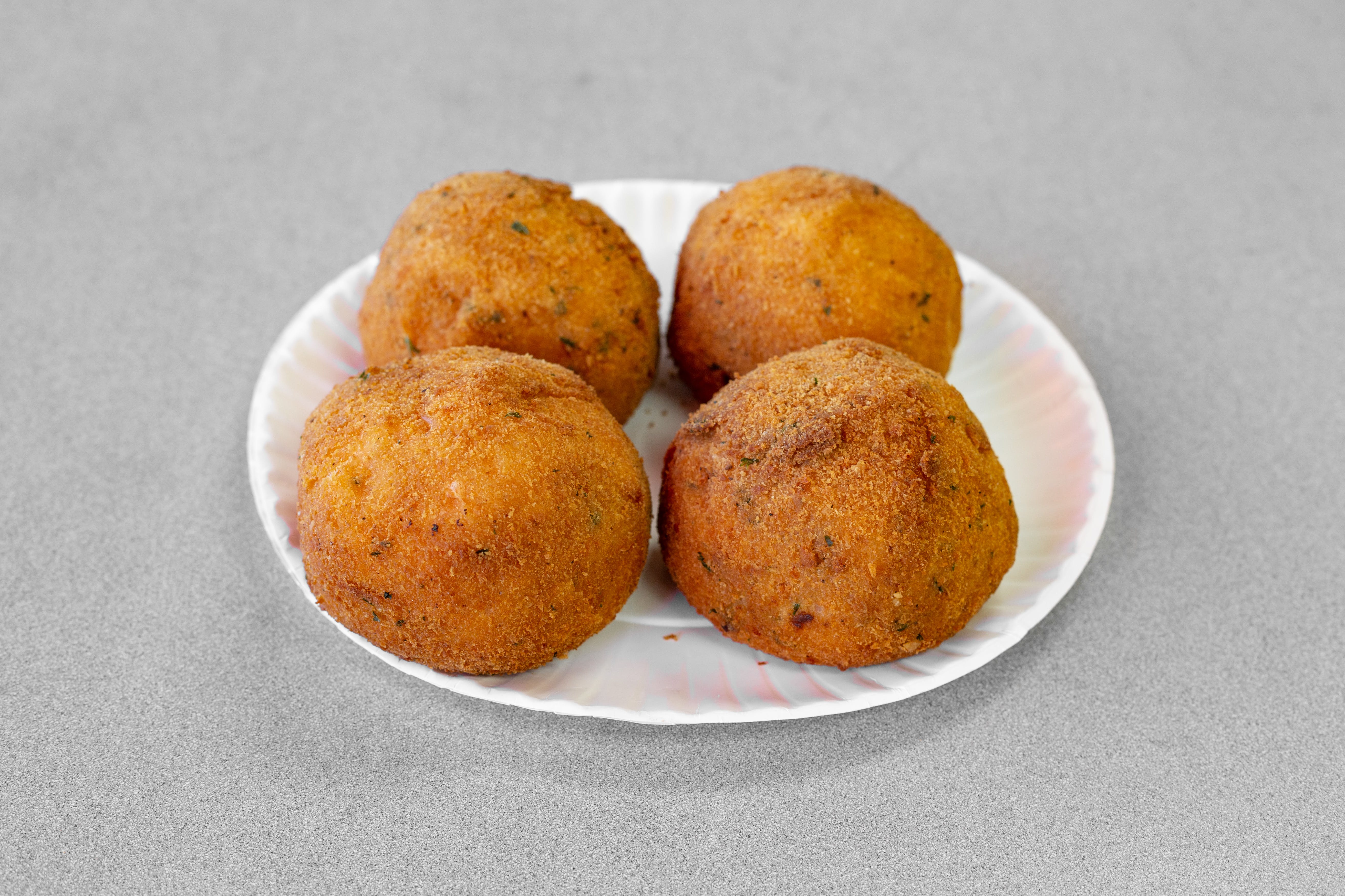 Order Rice Ball - Appetizer food online from La Famosa Pizza store, Holtsville on bringmethat.com
