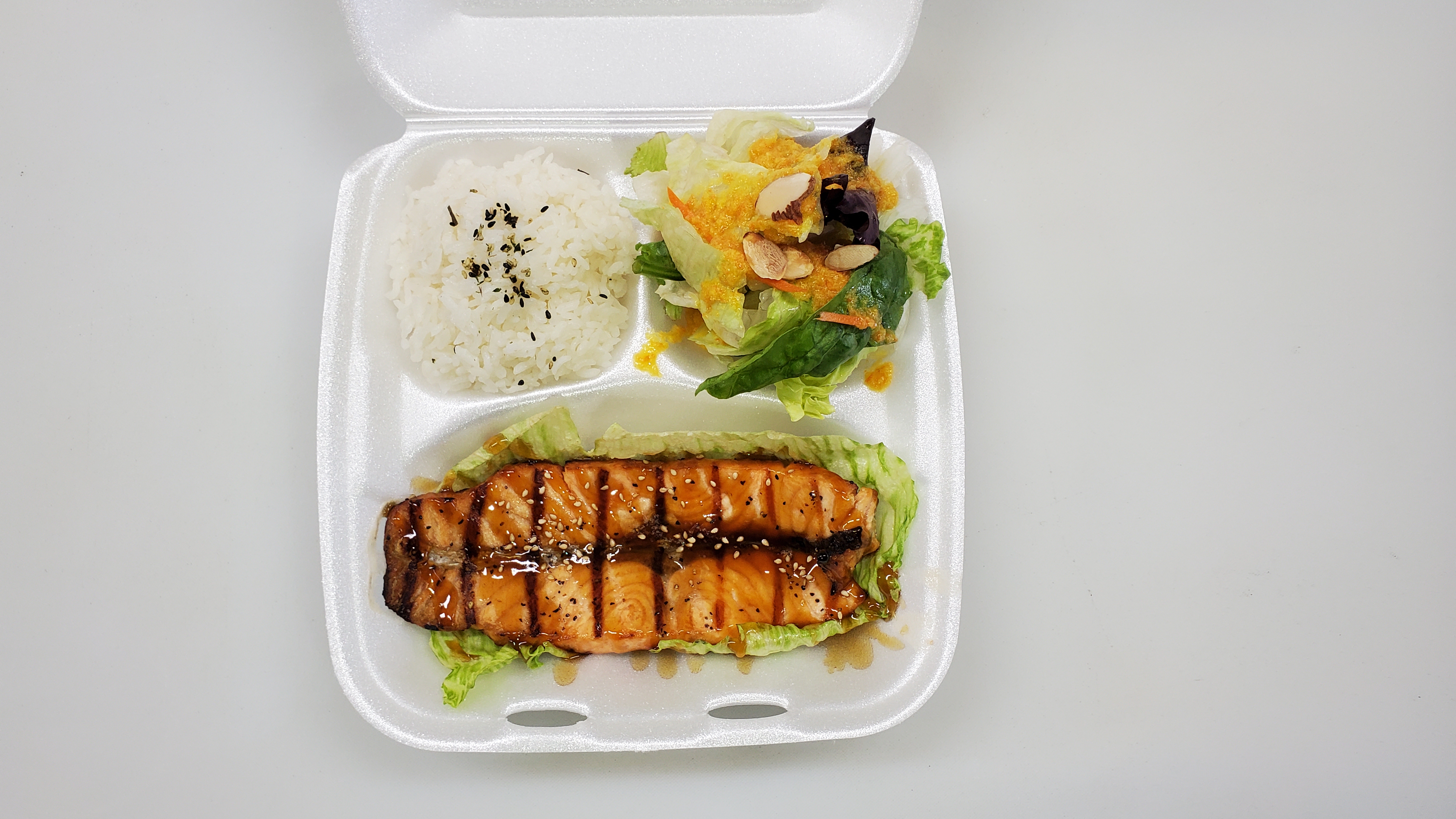 Order Salmon Teriyaki food online from Sushi Loco store, Long Beach on bringmethat.com