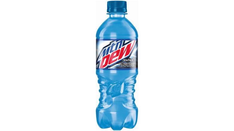 Order Mountain Dew Voltage Raspberry Citrus & Ginseng Soda Pop food online from Trumbull Mobil store, Trumbull on bringmethat.com