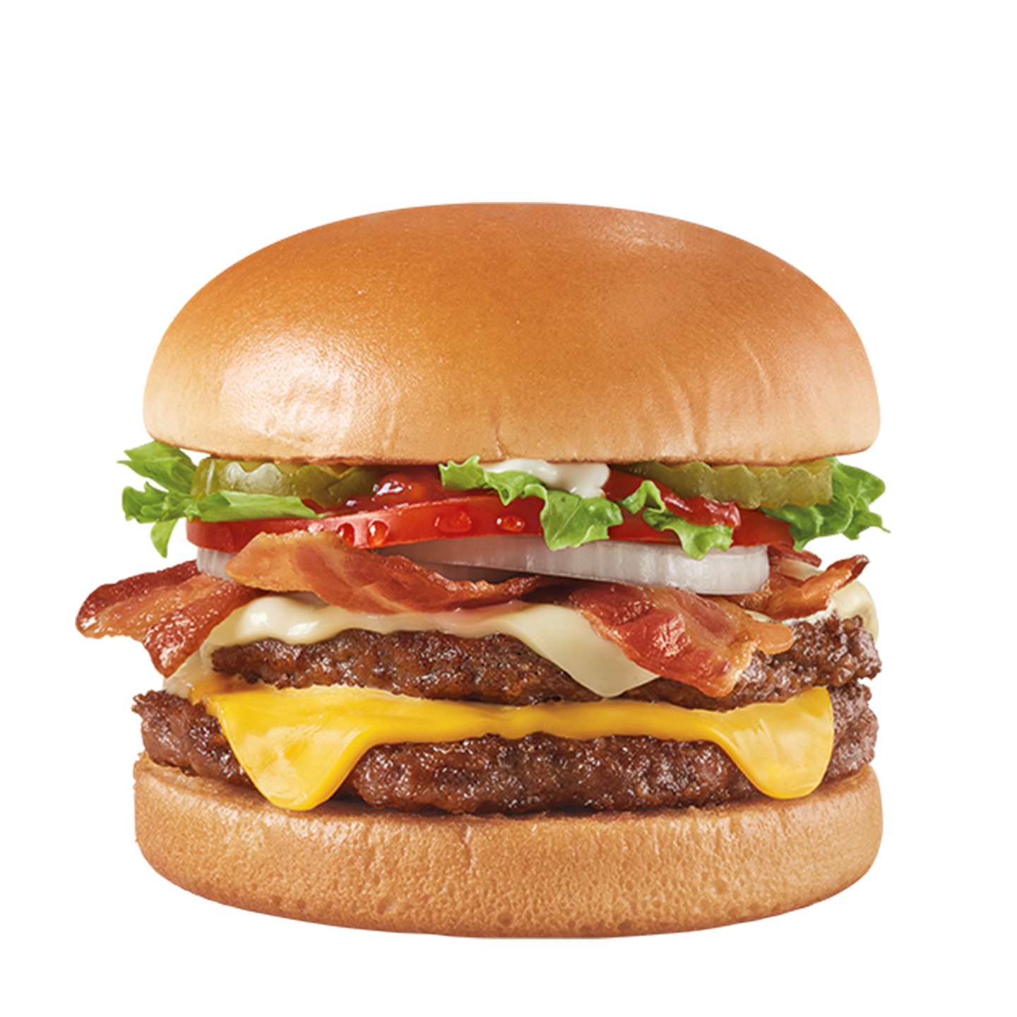 Order Bacon Two Cheese Deluxe 1/3lb* Double food online from Dairy Queen store, Nashville on bringmethat.com