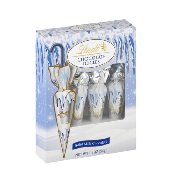 Order Lindt Holiday Chocolate Icicles, Solid Milk Chocolate Candy 4-pack, 1.9 oz. Box food online from CVS store, WILLIAMSBURG on bringmethat.com