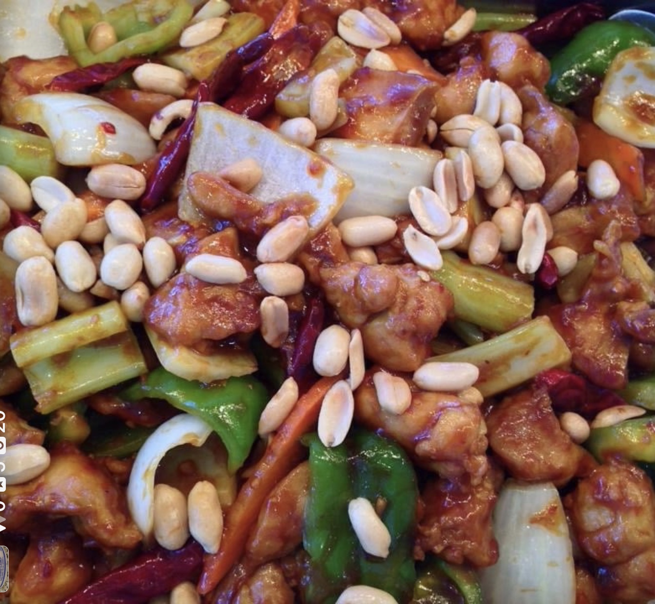 Order Kung Pao Chicken  food online from Hong KONG Express store, Artesia on bringmethat.com