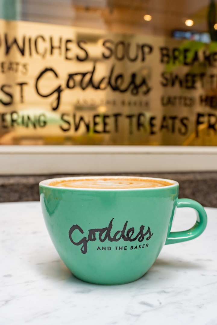 Order Latte LARGE food online from Goddess And The Baker store, Chicago on bringmethat.com