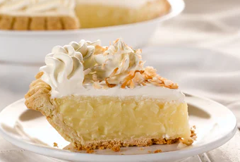 Order Coconut Cream Pie food online from Perkins Restaurant 3842 store, Grand Forks on bringmethat.com