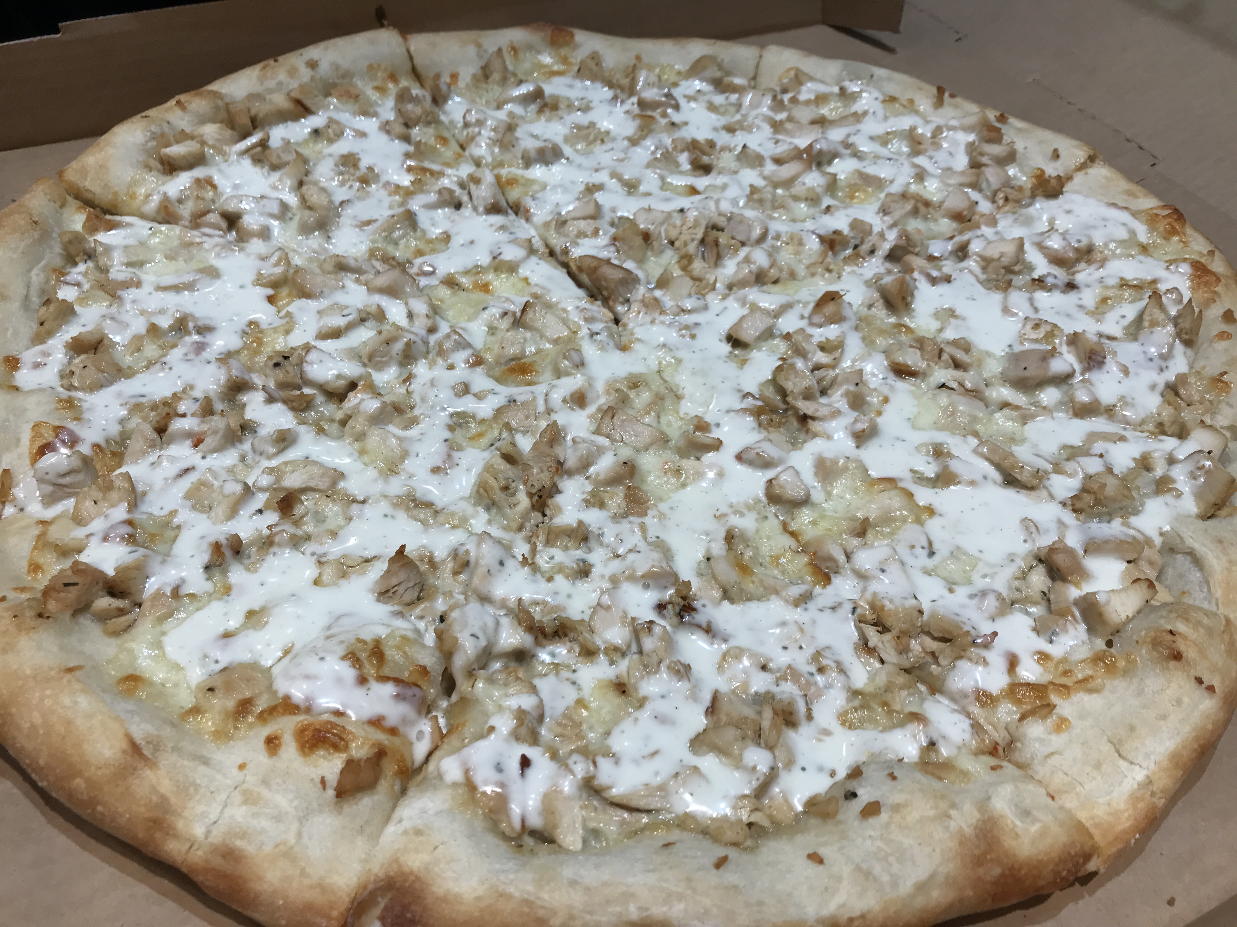 Order 18" Chicken with Ranch Pizza food online from Joe's Brick Oven Pizza store, Philadelphia on bringmethat.com