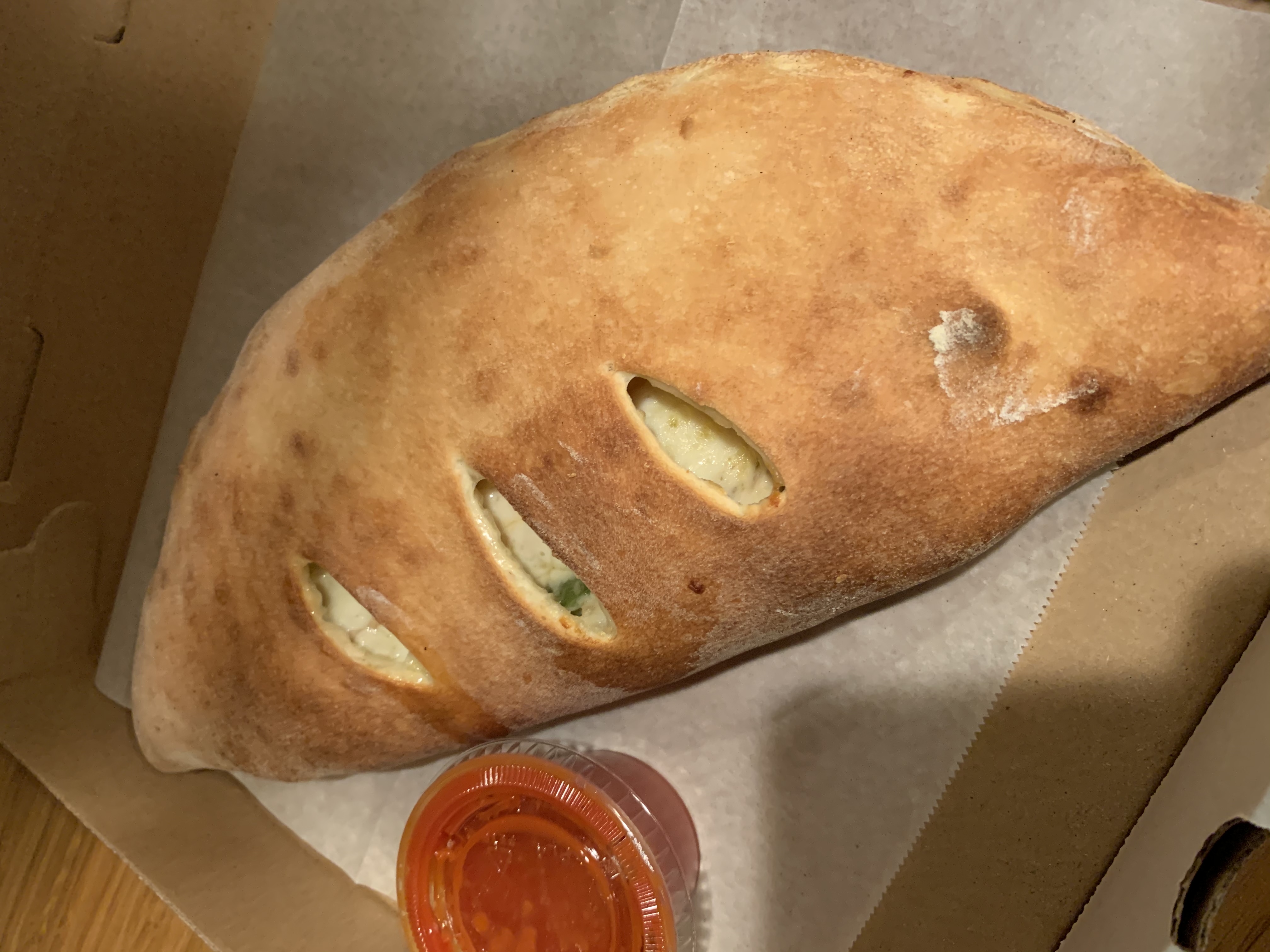 Order Amazing Chicken Stromboli food online from Two Cousin Pizza & Italian store, Mount Joy on bringmethat.com