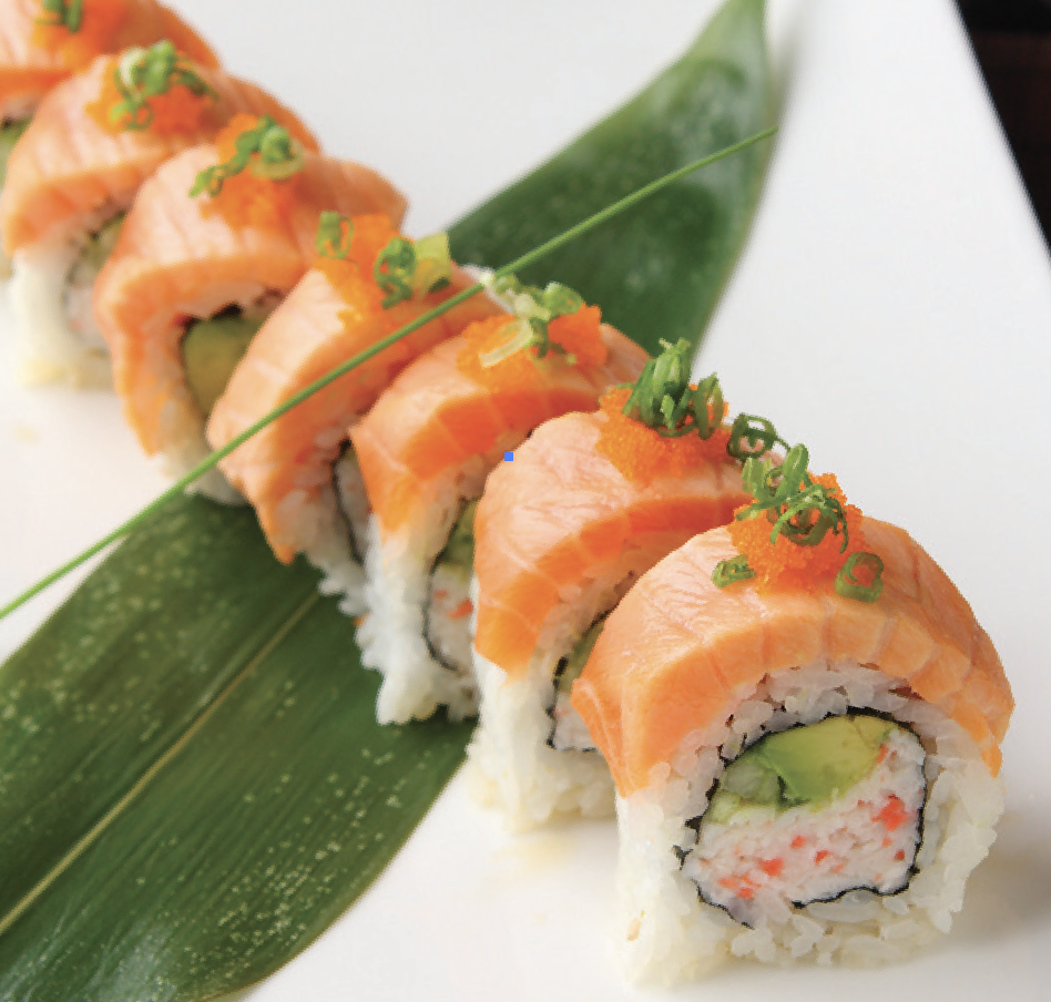 Order Baked Salmon Roll food online from Tenno Sushi store, Los Angeles on bringmethat.com
