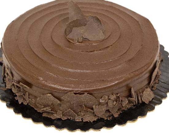 Order Chocolate Fudge Cake, 8" Single Layer food online from Lucky California store, Hollister on bringmethat.com