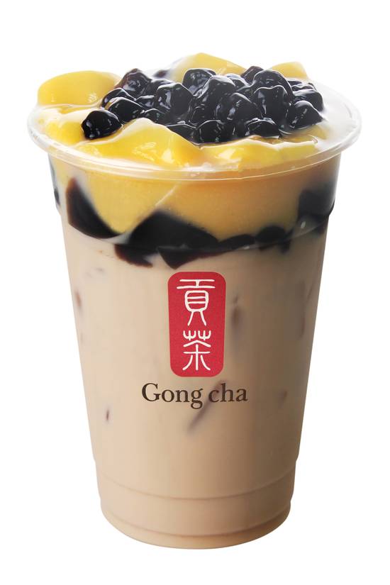 Order Earl Grey Milk Tea with 3js (Cold) (格雷三兄弟) food online from Gong Cha & Fuji Teriyaki store, Silver Spring on bringmethat.com