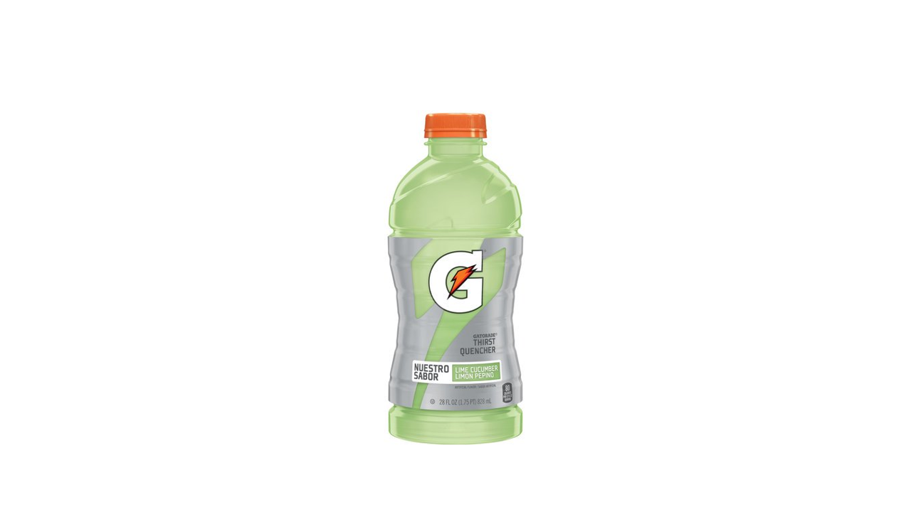 Order Gatorade Lime Cucumber 28 oz food online from Rebel store, Pleasant Hill on bringmethat.com