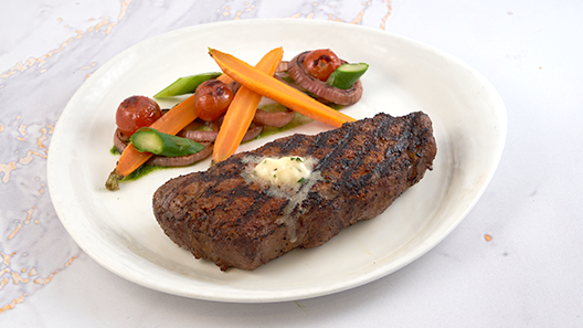 Order U.S.D.A Chocie New York Strip 13 oz. food online from McCormick & Schmick's store, Charlotte on bringmethat.com