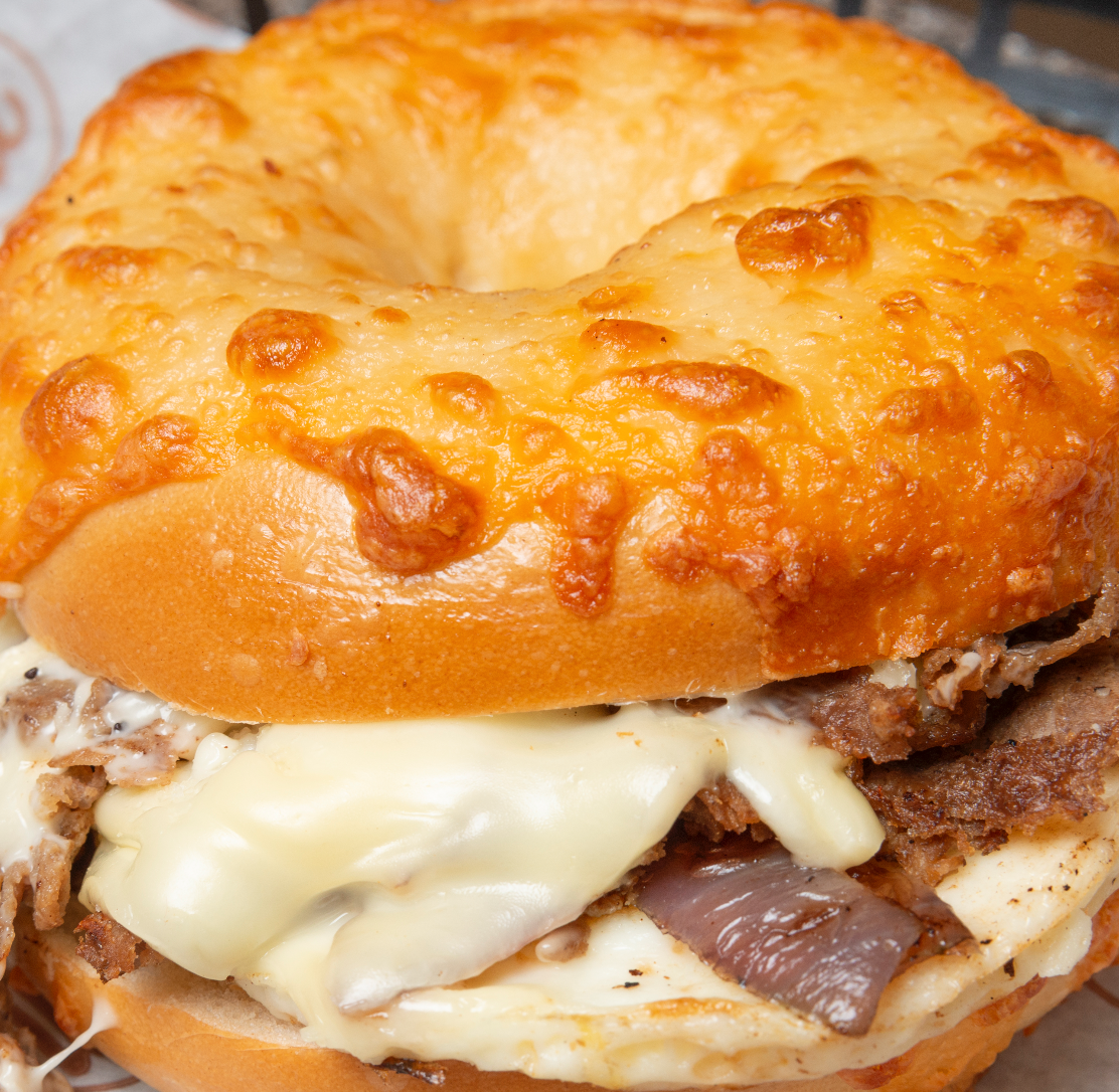 Order Philly Steak and Egg Sandwich food online from Manhattan Bagel store, Summit on bringmethat.com