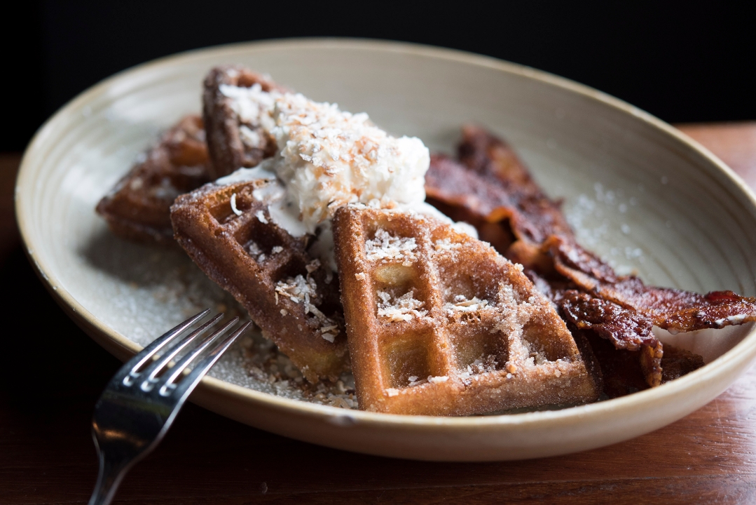 Order Churro Waffle food online from Cactus Restaurant store, Seattle on bringmethat.com