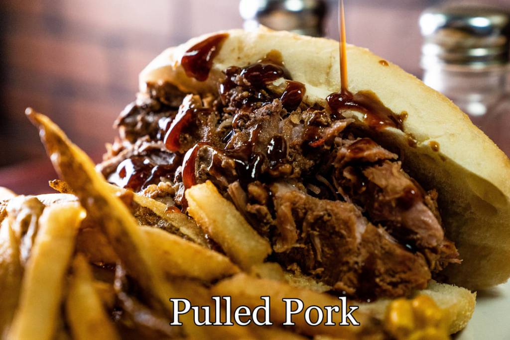 Order Pulled Pork Sandwich food online from Pork Chop Bbq- store, Middlesex on bringmethat.com