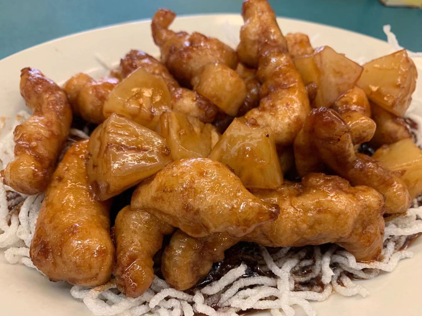 Order 609. Honey Chicken food online from Wang's store, Dallas on bringmethat.com
