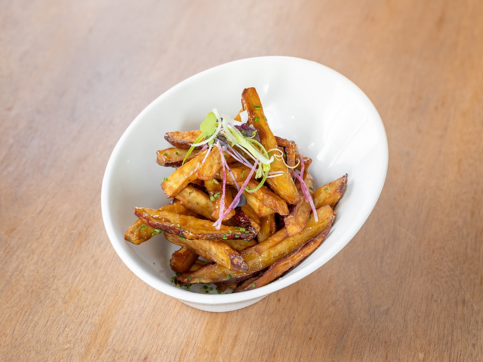 Order Japanese Sweet Potato Fries food online from Azie in Media store, Media on bringmethat.com