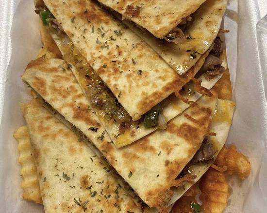 Order Quesadilla food online from Dessence Cafe store, East Point on bringmethat.com