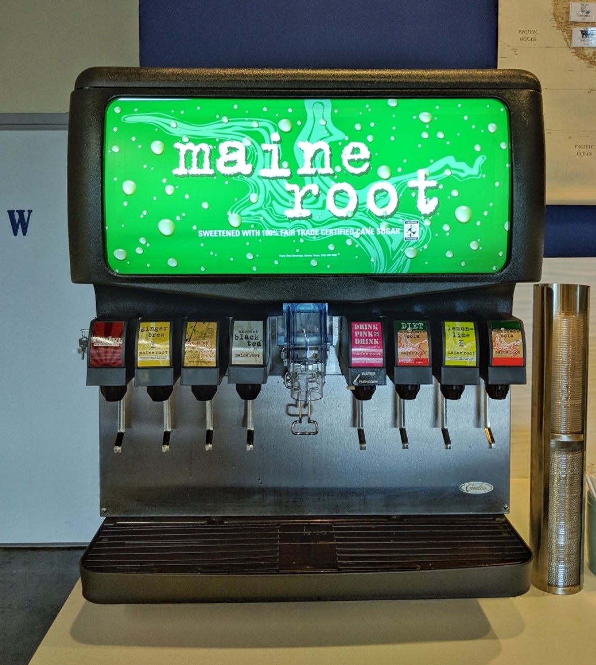 Order Maine Root Fountain Soda (16 oz) food online from PurePoke store, Frisco on bringmethat.com