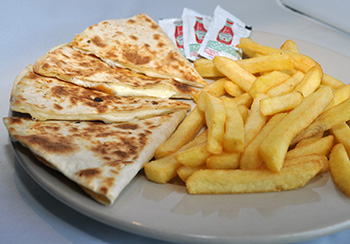 Order Kids Cheese Quesadilla food online from Taco Rico store, Hurst on bringmethat.com