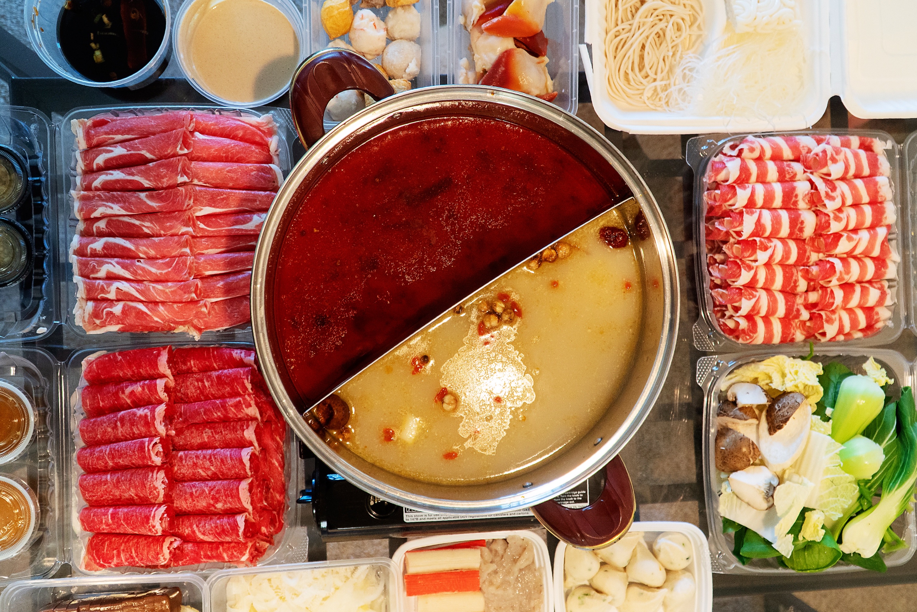 Order (Uncooked) Family Hot Pot Combo for 5 food online from Hot Pot Hero store, Gaithersburg on bringmethat.com