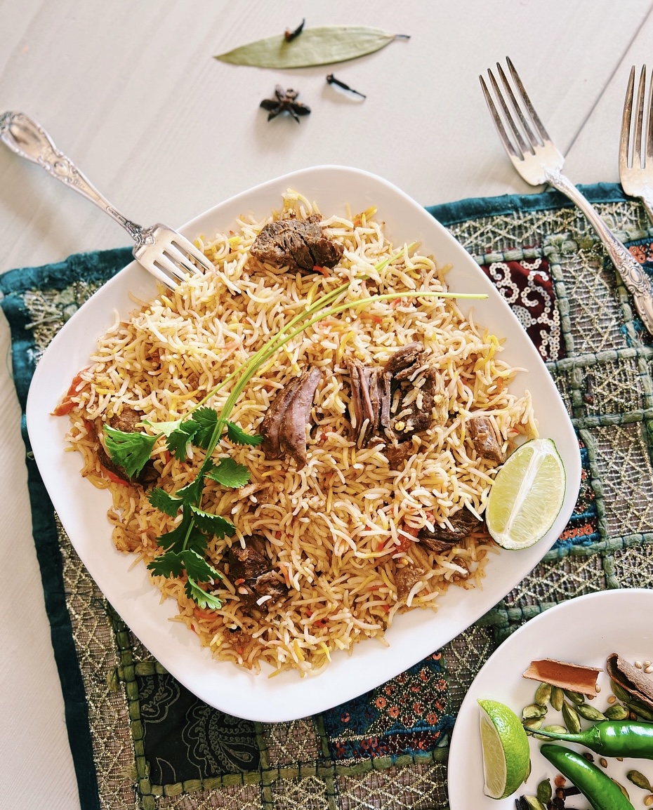 Order Biryani with Your Choice of Protein food online from Mazaa Indian Kitchen store, Pittsburgh on bringmethat.com