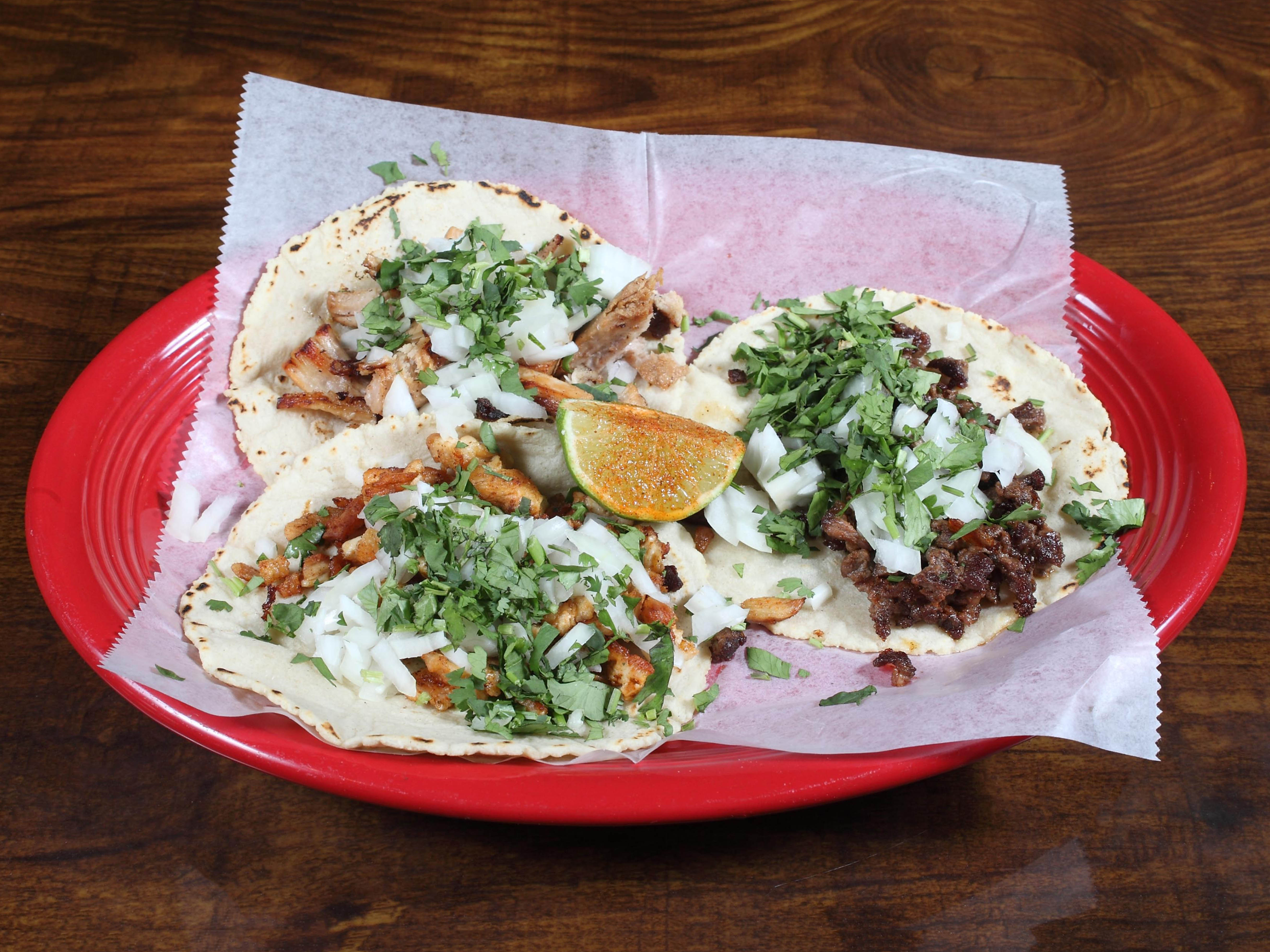 Order 3 Tacos food online from Habanero Mexican Grill store, Clemson on bringmethat.com