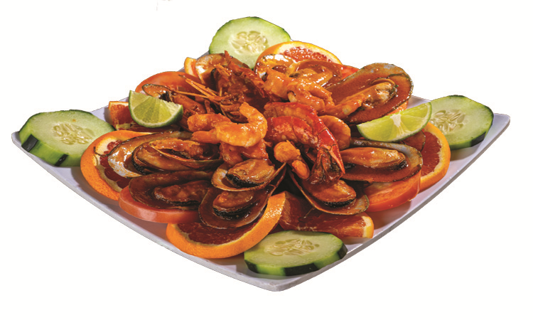 Order 15. Mejillones con Camaron food online from Malta Mexican Seafood store, Westminster on bringmethat.com