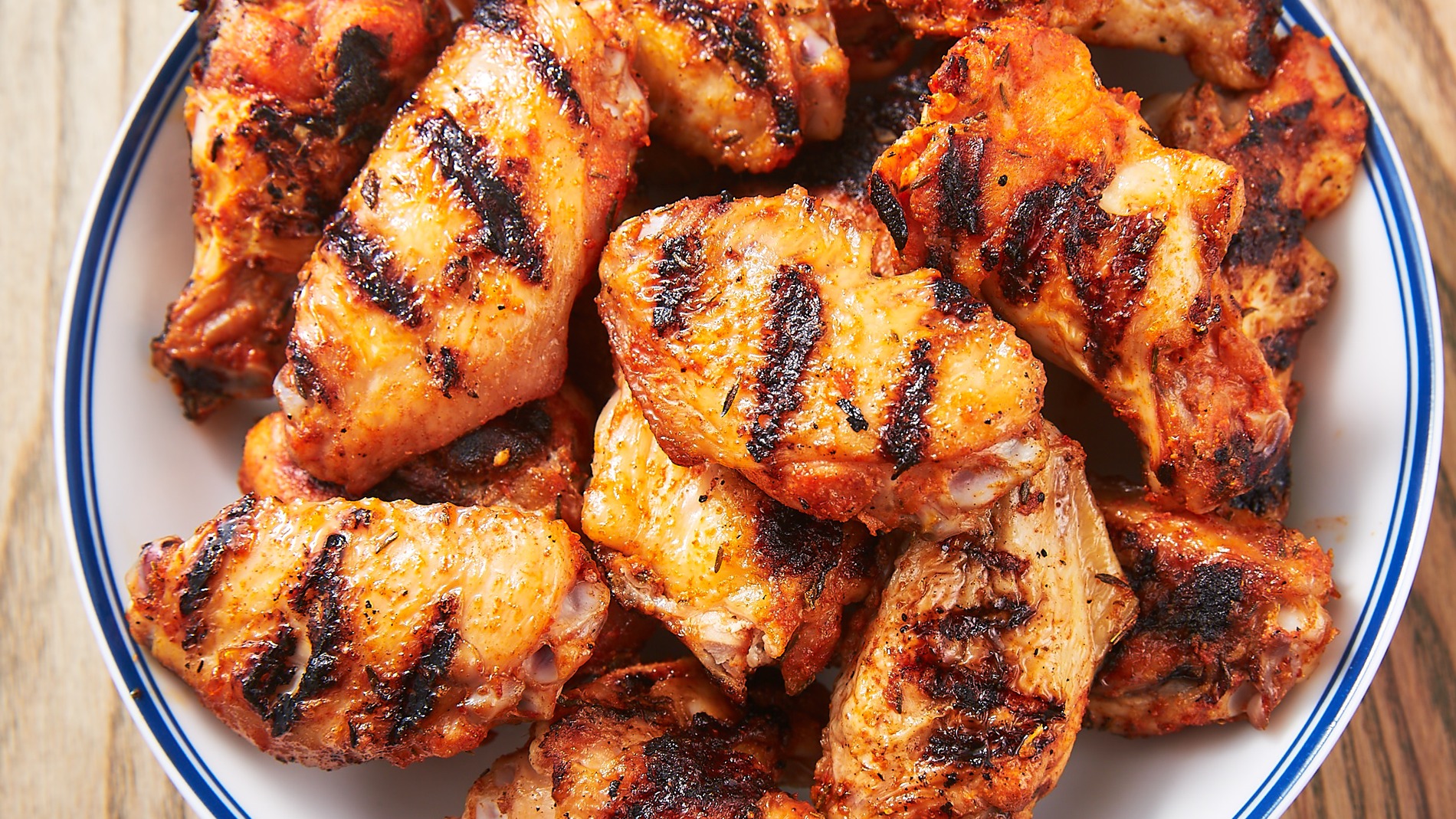 Order Grilled Chicken Wings (6 pcs) Plate food online from Greek Bistro store, San Francisco on bringmethat.com
