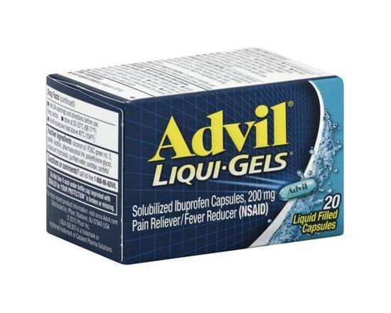 Order Advil Pain Relief Ligui-Gels 20Ct food online from Johnny Rockets store, Aliso Viejo on bringmethat.com