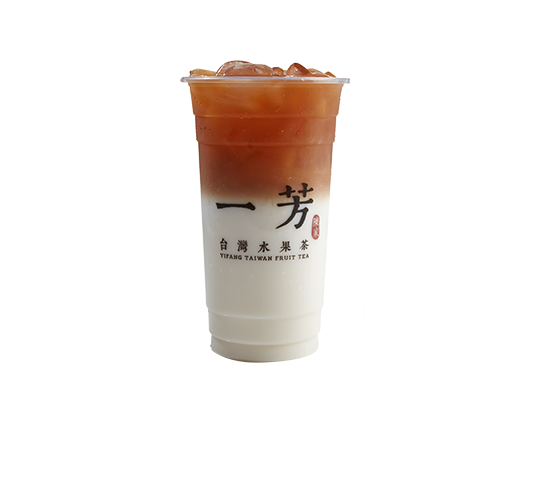 Order Black Tea Latte / 紅茶鮮奶 food online from Yifang Taiwan Fruit Tea store, San Francisco on bringmethat.com