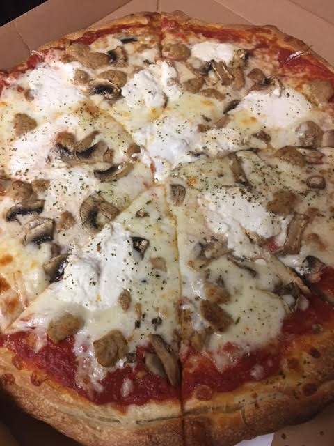 Order Deep Dish Shroomin Sausage and Garlic food online from Ozona Pizza store, Palm Harbor on bringmethat.com