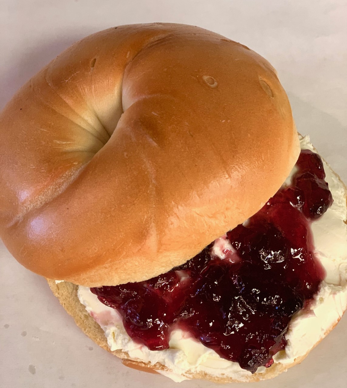 Order Cream Cheese & Jelly Bagel food online from Bob Bagels store, Lyndhurst on bringmethat.com