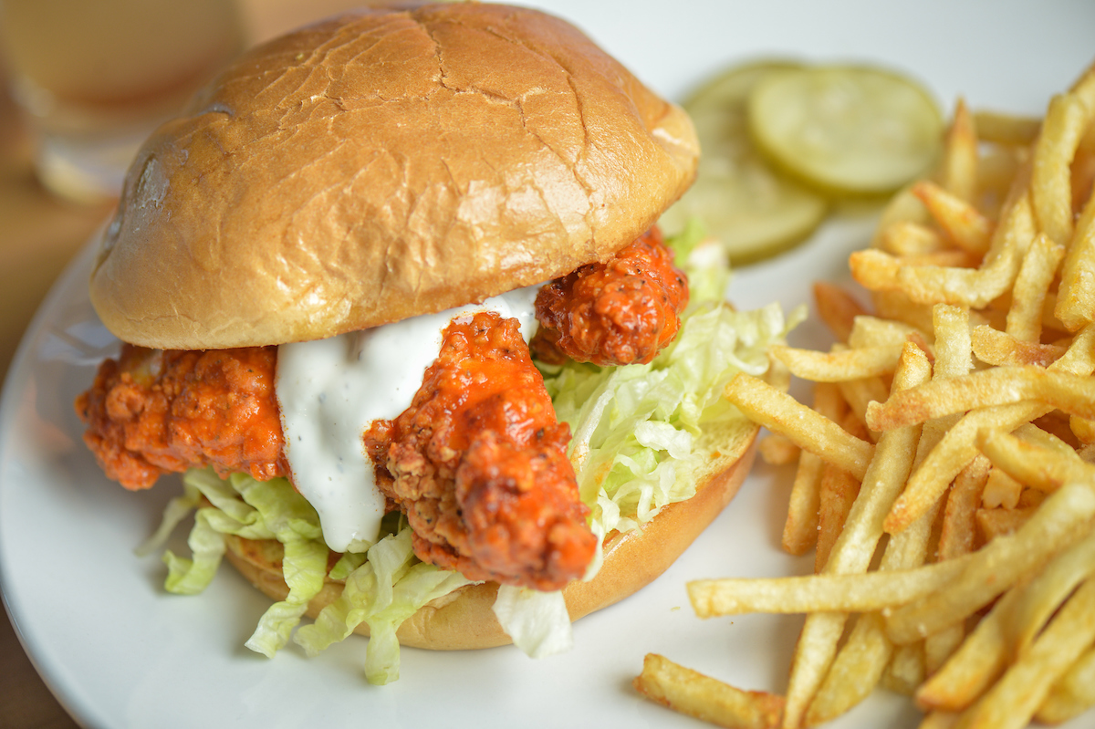 Order Buffalo Chicken Sandwich food online from The Blind Tiger store, Tucson on bringmethat.com