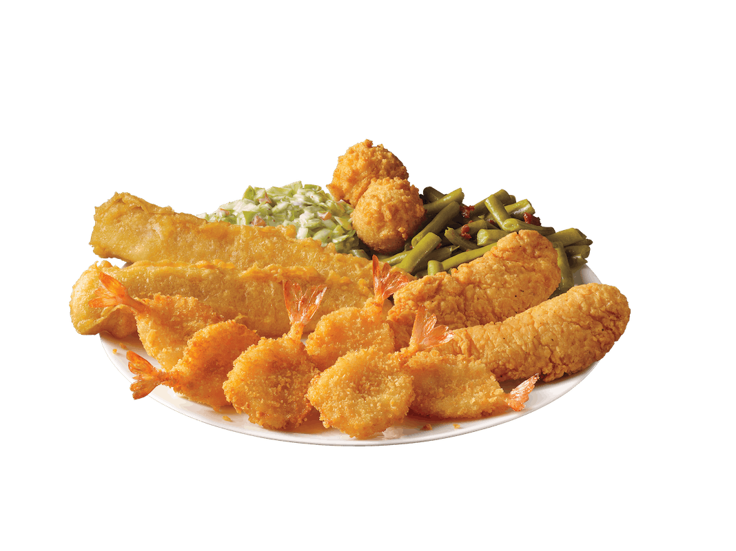 Order Supreme Sampler Meal food online from Captain D's Seafood store, Columbia on bringmethat.com
