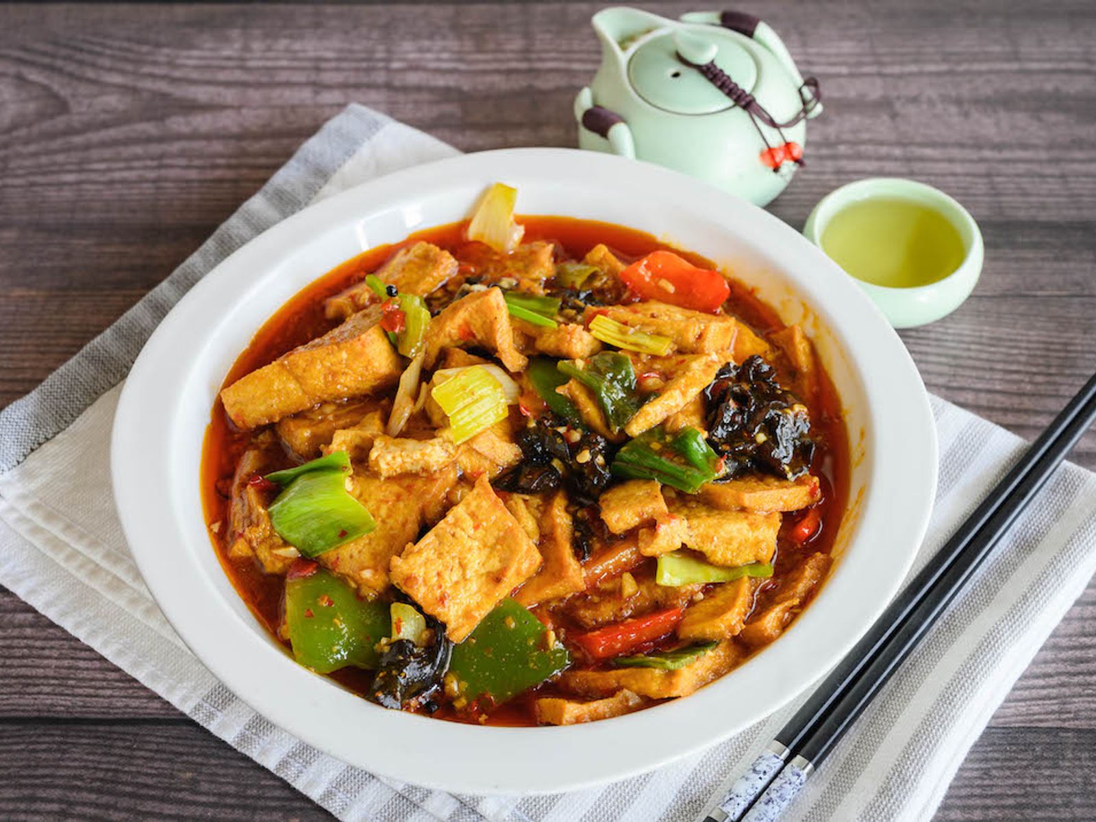 Order Tofu Home Style 家常豆腐 food online from Lao Sze Chuan Chinese Restaurant store, Champaign on bringmethat.com