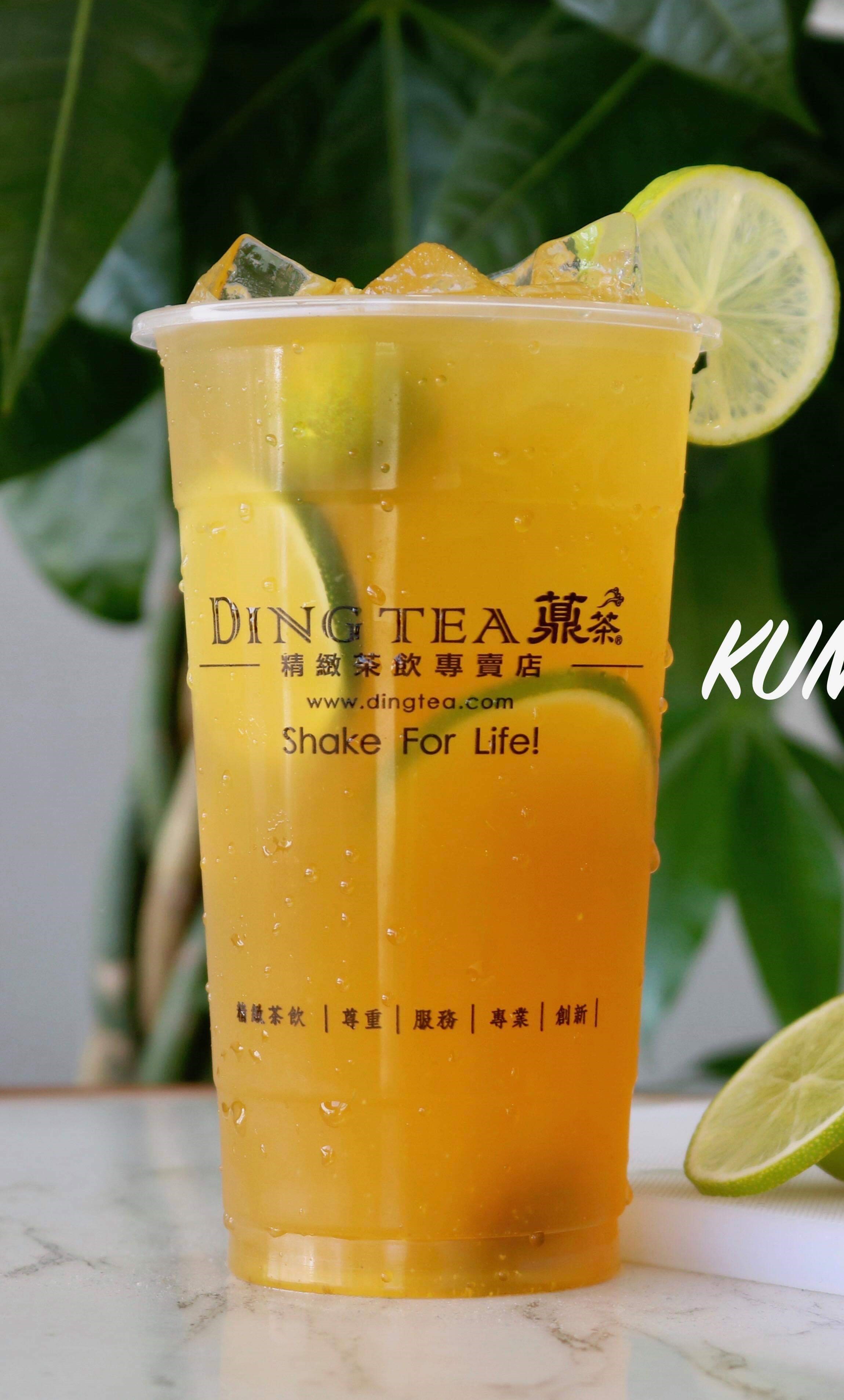 Order Kumquat Lemon Ice Tea food online from Ding Tea store, Arlington on bringmethat.com