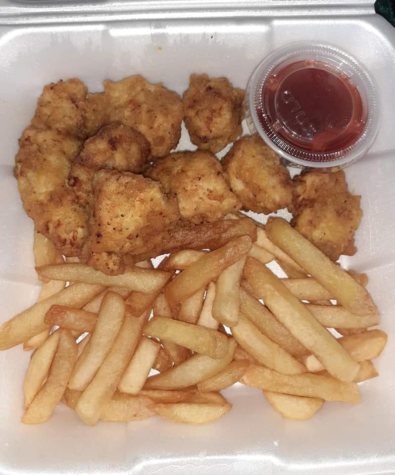 Order Chicken Fingers with French Fries - Appetizer food online from Brothers Pizza store, Little Egg Harbor Township on bringmethat.com