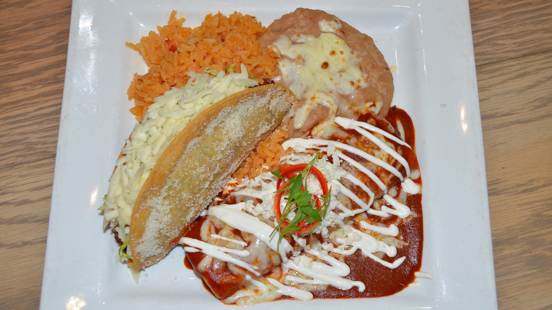 Order Crispy Taco y Enchilada  food online from Panama Joe store, Long Beach on bringmethat.com