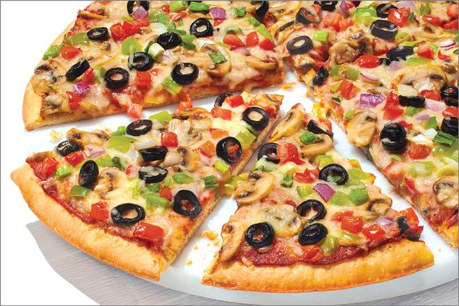 Order Dairy-Free Cheese Garden Veggie - Baking Required food online from Papa Murphy'S store, Chico on bringmethat.com