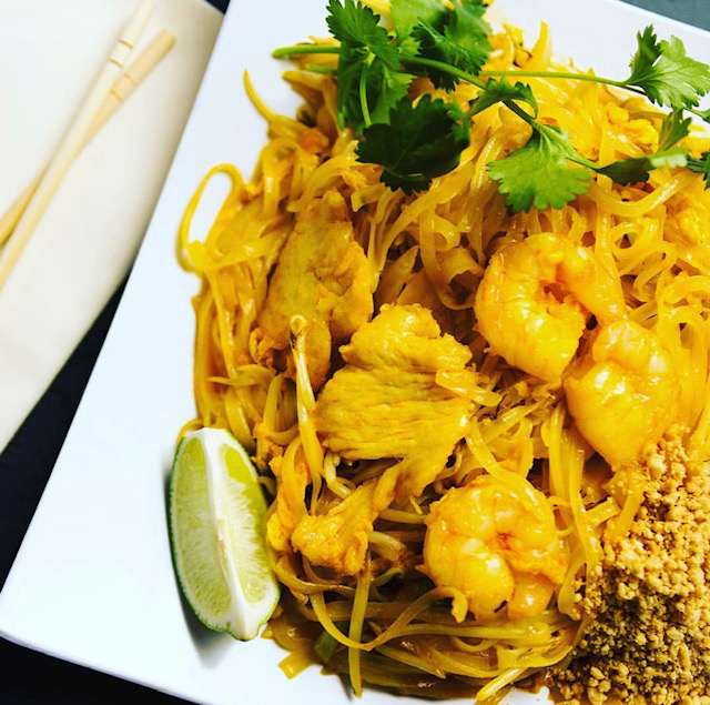 Order House Signature Pad Thai food online from Thousand Wok Asian Bistro store, Thousand Oaks on bringmethat.com