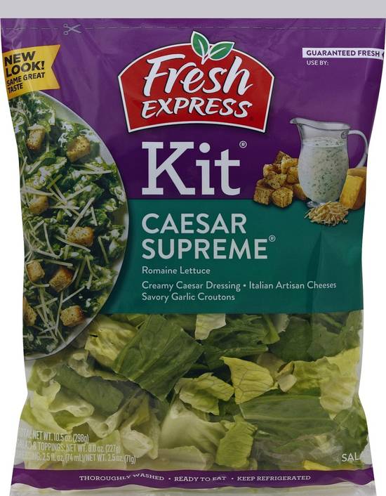 Order Fresh Express · Caesar Supreme Salad Kit (10.5 oz) food online from ACME Markets store, Philadelphia on bringmethat.com