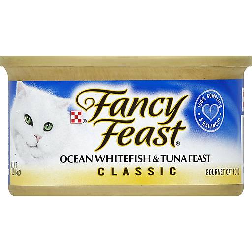 Order Fancy Feast Ocean Whitefish & Tuna Feast Classic Gourmet Cat Food food online from Route 7 Food Mart store, Norwalk on bringmethat.com